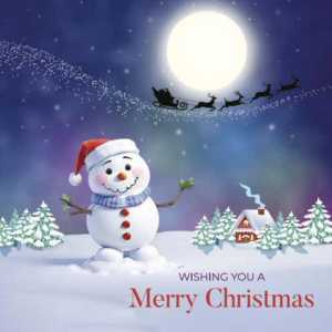Snowman Christmas Card (Pack of 10)